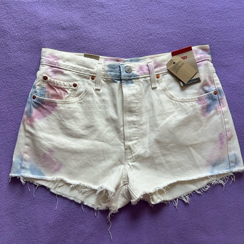 501 Levi's Tie-Dye Jean Shorts